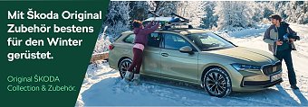 �koda Winterzubeh&ouml;r f&uuml;r unvergessliche Wintermomente (Skoda Auto Deutschland GmbH)